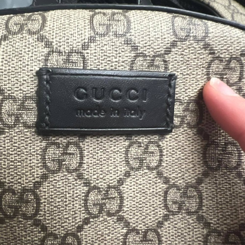 Gucci Zip Pocket Backpack GG Coated Canvas (Small) - Picture 5 of 5